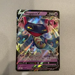 Dragapult V 092/192 Rebel Clash - Ultra Rare Full Art Holo Pokemon Card - NM - Image 1