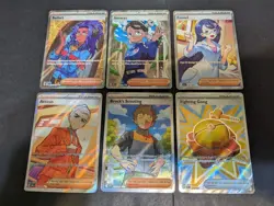 Pokemon Trainer Support / Item Full Art Card 6 Card Lot Sw&Sh and SV - Image 1