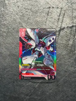 Gundam Card Game Dual Impact Qubeley GD02-036 Legendary Rare - Image 1
