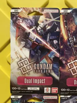 2025 Gundam Card Game TCG Dual Impact GD02 Boosters Sealed Complete Art Set Of 4 - Image 2