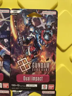2025 Gundam Card Game TCG Dual Impact GD02 Boosters Sealed Complete Art Set Of 4 - Image 3