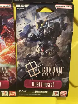 2025 Gundam Card Game TCG Dual Impact GD02 Boosters Sealed Complete Art Set Of 4 - Image 5