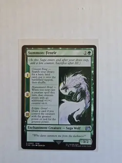 Summon: Fenrir - Final Fantasy - NM - MTG Magic - Uncommon - Creature - Image 1
