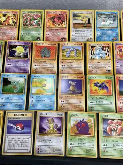 (30) Pokemon Card ALL VTG Lot Cards 1999 Japanese Gym Heroes Ivysaur Growlithe - Image 3