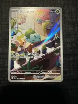Pokemon TCG Stellar Crown Bulbasaur Card 143/142 Secret Illustration Rare - Image 1