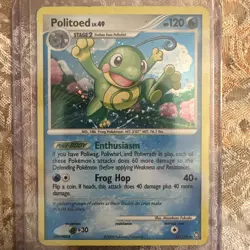 Politoed 2008 Diamond Pearl Legends Awakened Holo Card #12/146 PSA 8 - Image 1