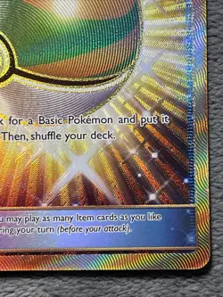 Nest Ball 158/149 Full Art Secret Rare Holo Textured Sun & Moon Pokemon Card - Image 5
