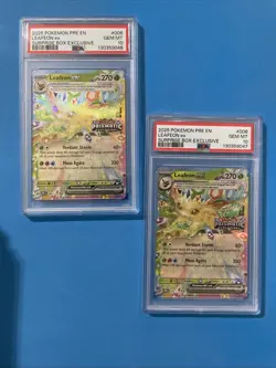 Pokemon Cards Leafeon ex 006/131 Prismatic Evolutions STAMPED - PSA 10 GEM MINT - Image 5