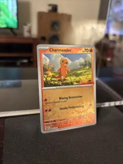 GameStop Charmander Reverse Holo Card 004/165 Exclusive - Image 3