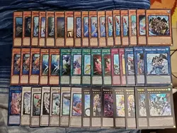 YuGiOh Complete 48 Card Mermail Atlantean Deck Core Abyssrhine Squad Poseidra - Image 1