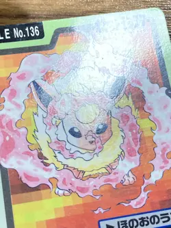 Pokemon Carddass Card Eevee Vaporeon Jolteon Flareon Set Bandai Pocket Monsters - Image 3