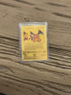 Charizard 120 HP, Pokemon Gold Foil Card 4/102, Card Collectible🔥🔥🔥 - Image 3