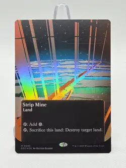 MTG Edge Of Eternities Strip Mine Borderless (Foil) - Image 1