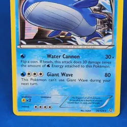 Wailord Holo Rare 26/124 Dragons Exalted Pokemon Card Tcg Ccg 2012 - Image 4