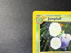 Pokemon TCG Jumpluff Neo Genesis Unlimited Rare Card 7/111 Holo MP- - Image 4