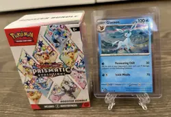 POKEMON TCG PRISMATIC EVOLUTIONS BOOSTER BUNDLE BRAND NEW SEALED + GLACEON CARD - Image 1