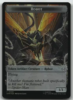 Food // Robot Double-Sided Token FOIL T Marvel's Spider-Man 5 // 6 NM - Image 1