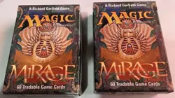 MTG Magic the Gathering Mirage Starter Decks (2) Opened - Near Mint Never Used - Image 1
