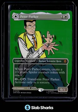 2024 MAGIC THE GATHERING SPIDER-MAN PETER PARKER CLASSIC COMIC FOIL #0232 - Image 1