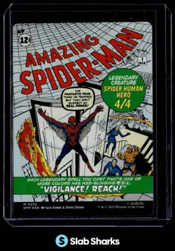 2024 MAGIC THE GATHERING SPIDER-MAN PETER PARKER CLASSIC COMIC FOIL #0232 - Image 2