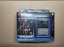 MTG Warhammer 40k Necron Dynasties Commander Deck Universes Beyond Sealed - Image 1