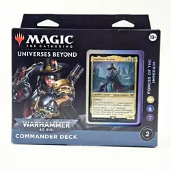 WOTC MTG - Universes Beyond: Warhammer 40 Forces of the Imperium Commande New - Image 1