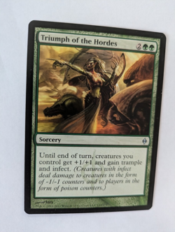 Triumph of the Hordes New Phyrexia MTG NM Free shipping with tracking - Image 1