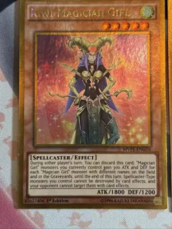 4x 🥝 Kiwi Magician Girl MVP1-ENG16 -Gold Rare NM - Yugioh TCG - Image 5