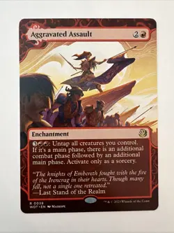 Aggravated Assault Wilds of Eldraine: Enchanting Tales Regular - Image 1