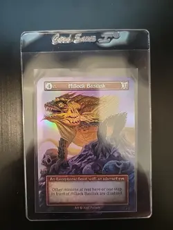 Hillock Basilisk Sorcery Contested Realm Alpha Exceptional Foil - Image 1