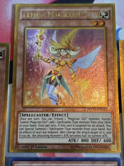 3X 🍋 Lemon Magician Girl - MVP1-ENG51 - Gold Rare 1st Edition YuGiOh Cards +1 - Image 3