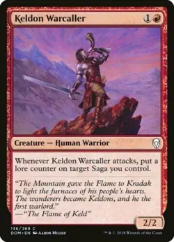 KELDON WARCALLER X 4 N/M DOMINARIA MAGIC THE GATHERING - Image 1