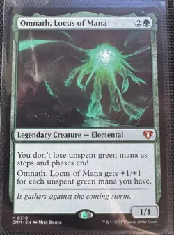 MTG - Omnath, Locus of Mana CMM 310 NM - Image 1