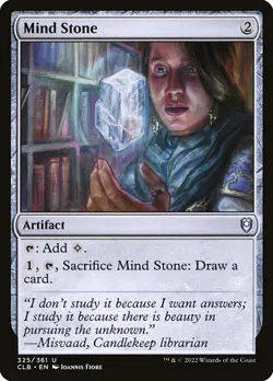 MIND STONE x4 mtg NM-M Commander Legends Baldurs Gate 4 Unc - Image 1