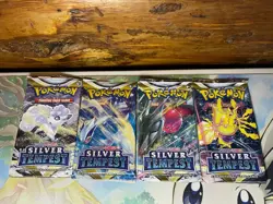 Silver Tempest Booster Pack Bundle - Pokemon - 4 Packs - Sealed - Surprise Card! - Image 4