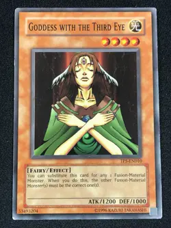 YUGIOH GODDESS WITH THE THIRD EYE TP5-EN010 COMMON LP - Image 1