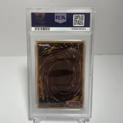 2012 Yu-Gi-Oh! Blue-Eyes White Dragon GLD5-EN001 Ghost Gold Rare PSA 7 NM - Image 2
