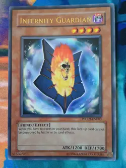 Yu-Gi-Oh! Infernity Guardian WC09-EN003 Ultra Rare Unlimited Edition Near Mint - Image 1