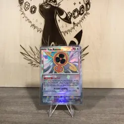 Pokemon TCG Prismatic Evolutions 085 Fan Rotom POKEBALL Pattern Holo Card NM - Image 1