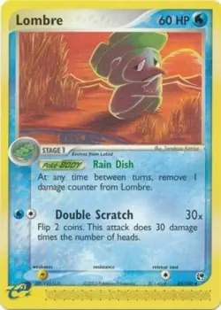 1x Lombre - 45/100 - Uncommon Lightly Played Pokemon EX - Sandstorm - Image 1