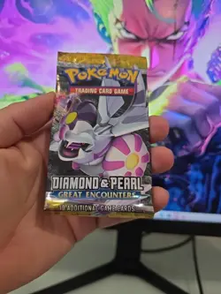 Pokemon Diamond & Pearl Great Encounters Booster Pack Factory Sealed Palkia Art - Image 2
