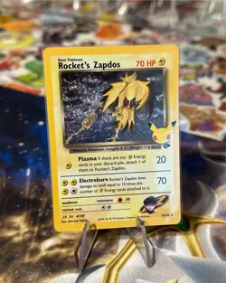 Rocket's Zapdos 15/132 - Celebrations - Holo Rare - NM - Pokemon TCG - Image 1