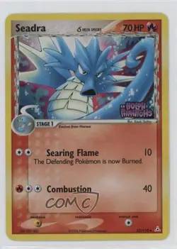 Seadra Reverse Foil Pokemon EX Holon Phantoms #52 2006 - Image 1