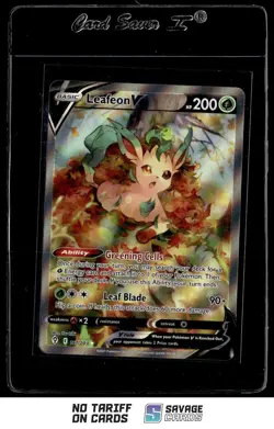 2021 Pokemon Sword & Shield - Evolving Skies Leafeon V #167/203 - Image 1