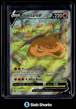 2019 POKEMON USWORD & SHIELD BLACK STAR PROMOS #SWSH260 CHARIZARD V - Image 1