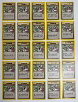 2000 WOTC POKEMON LEAGUE COMPUTER ERROR #16 BLACK STAR PROMO LOT OF 25 UNPLAYED - Image 1