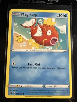 Magikarp 39/192 & Pikachu Rebel Clash non-holo ~ Cameo Gallery ~ Pokemon TCG - Image 1