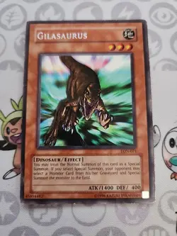 2003 Yu-Gi-Oh! - Labyrinth of Nightmare Reprint Gilasaurus #LON-071 0ha3 - Image 1