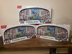 Pokemon 151 Blooming Waters Premium Collection (3 Boxes Total) - Image 1