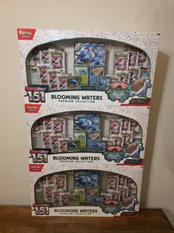 Pokemon 151 Blooming Waters Premium Collection (3 Boxes Total) - Image 2